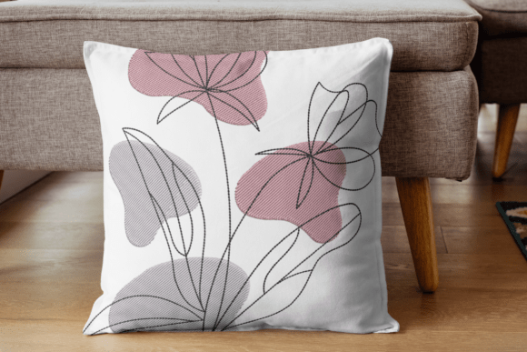 Abstract Floral Linework Embroidery Review