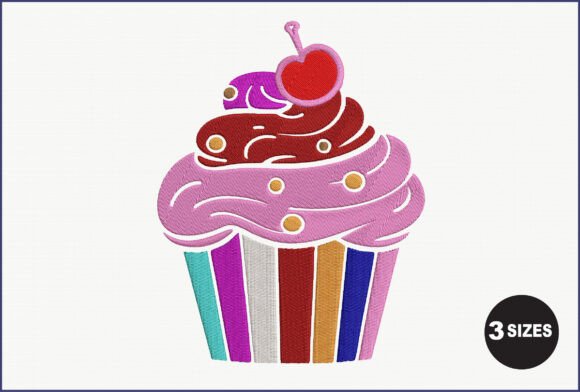 Colorful Cupcake Embroidery: A Designer Review