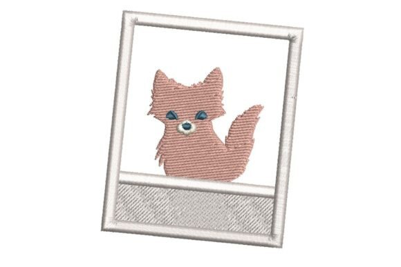 Cute Baby Fox in Photo Frame Embroidery Design Review