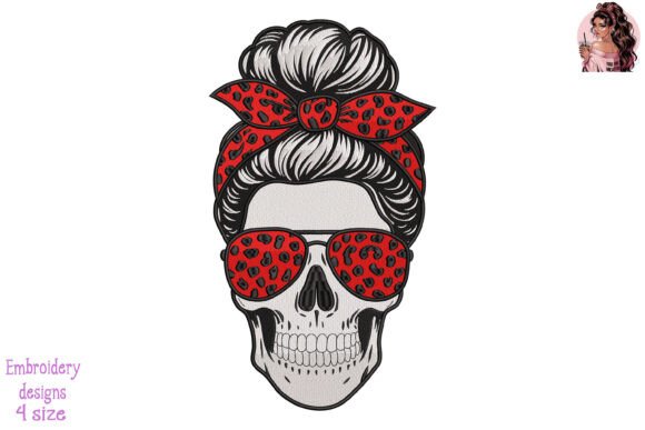 Firefighter Leopard Skull Embroidery Review