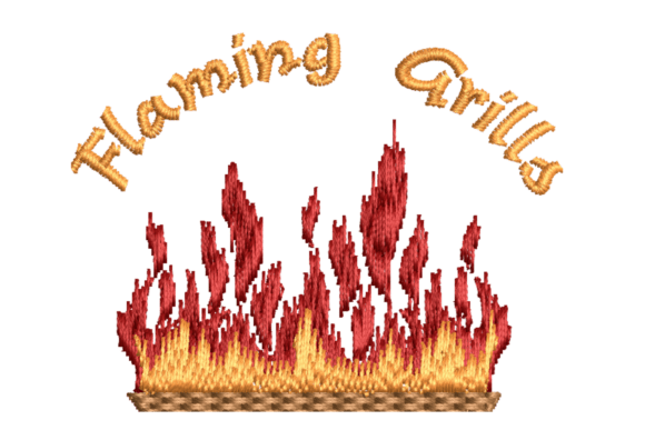 Flaming Grills Embroidery Design Review