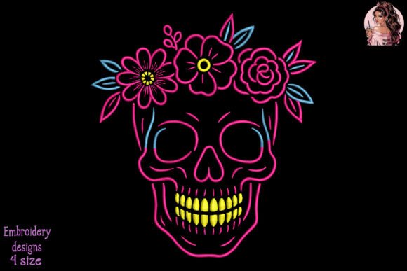 Floral Skull Glow Embroidery: A Seller's Review