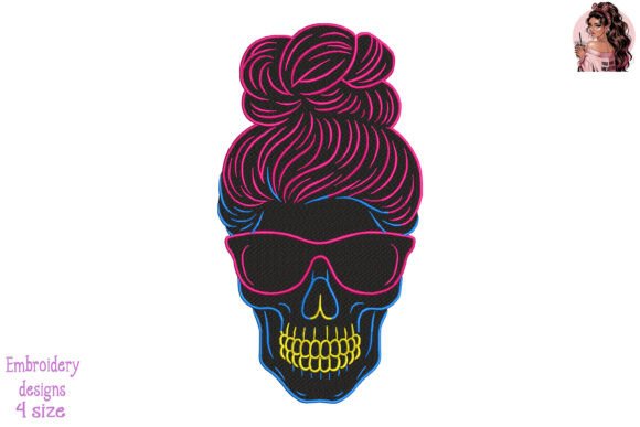 Glow Girl Skull Embroidery Design Review