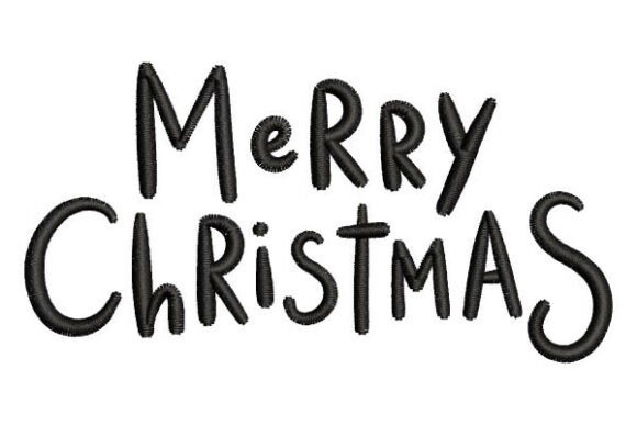 Merry Christmas Lettering – Embroidery Review