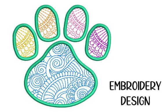 Paw Print – Mandala Style Embroidery Review