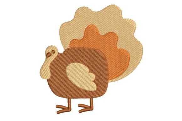 Simple Thanksgiving Turkey Embroidery Design Review